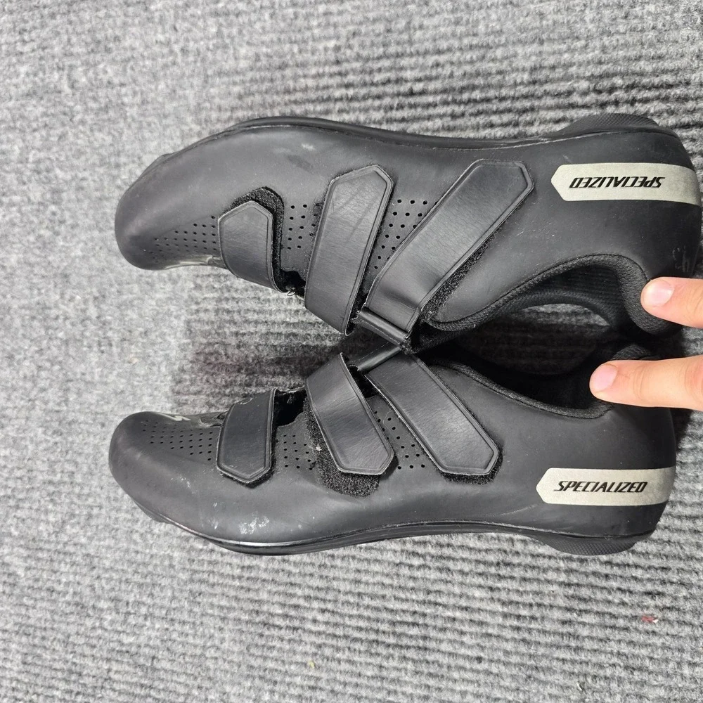 Specialized Torch 1.0 Cycling Shoes Mens 9.5 EU 43‎ Black 3-Bolt Road